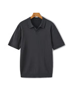 Ravello Ribbed Knit Polo Shirt | Europa