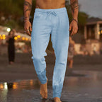 Positano Pure Linen Beach Pants | Europa