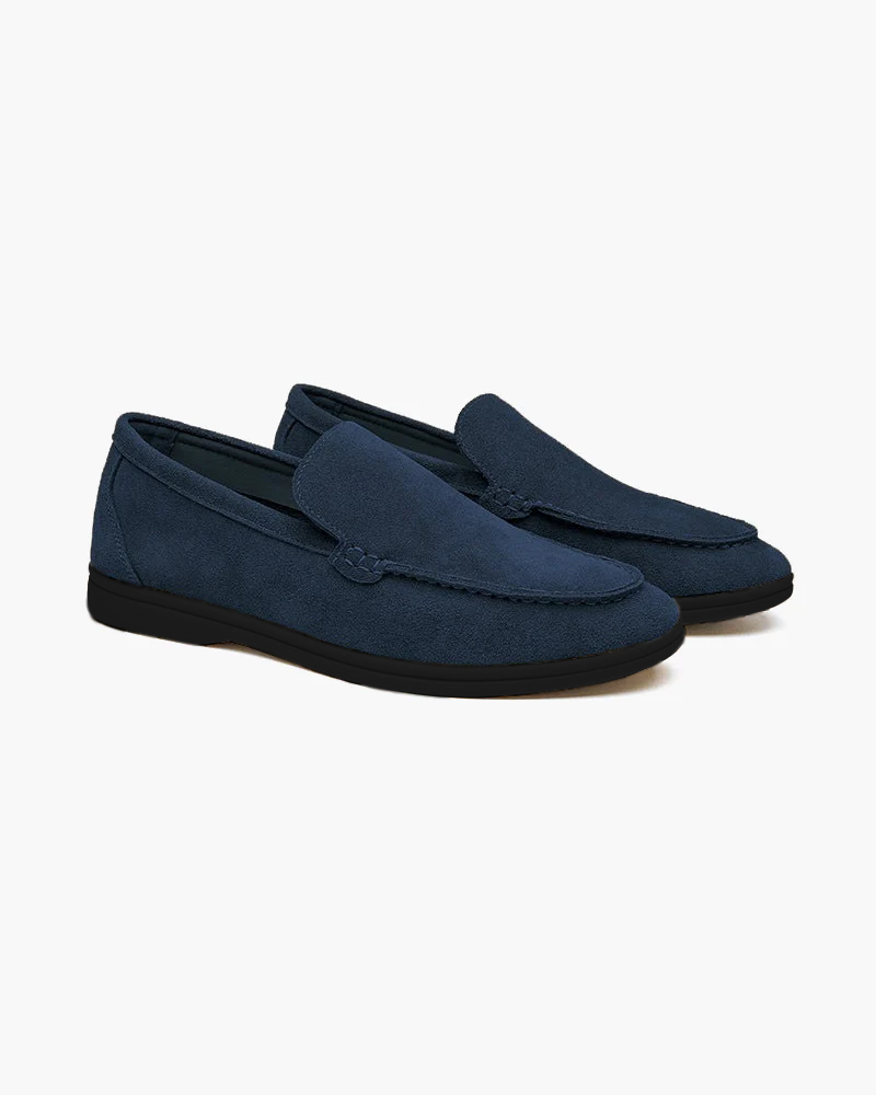 Heritage Suede Loafers with Black Sole | Europa