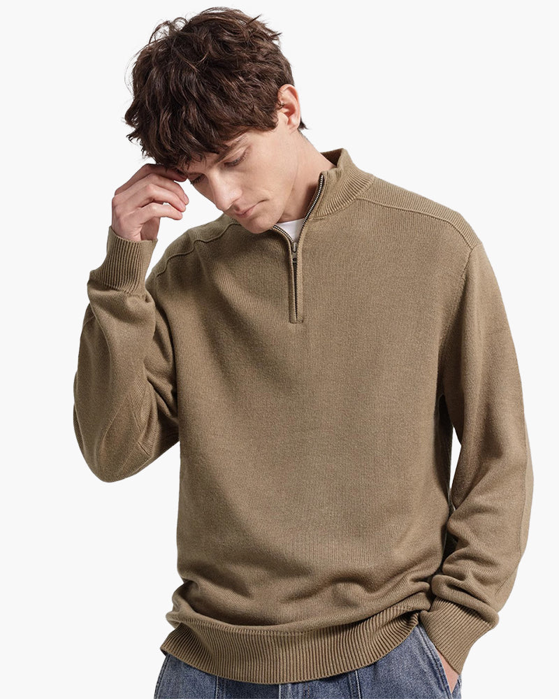 Innsbruck 100% Merino Wool Half-Zip Sweater | Europa