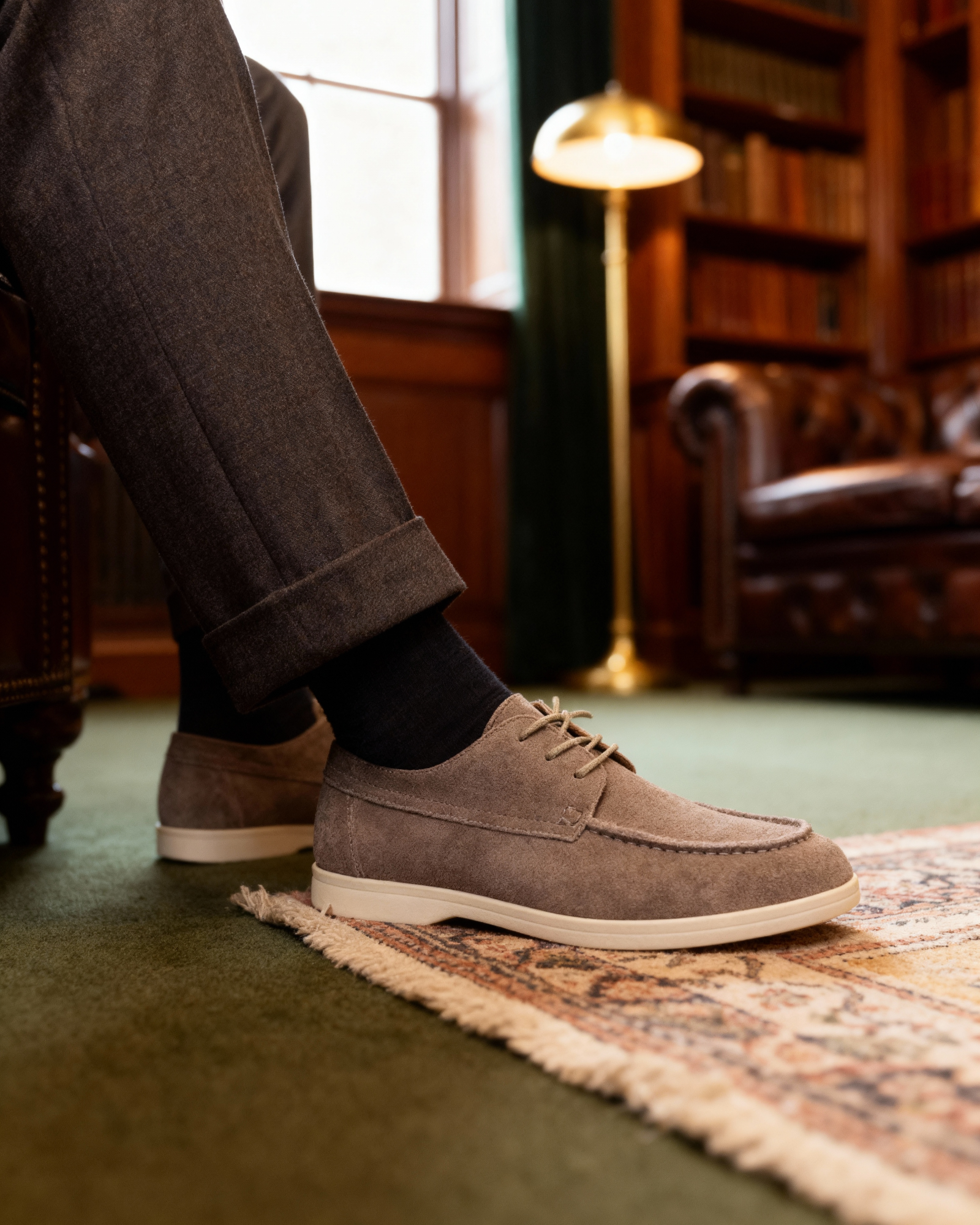 Europa Premium Suede Lace-Up Shoes | Europa