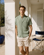 St. James Mandarin Collar Polo Shirt | Europa