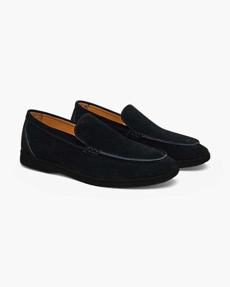 Heritage Suede Loafers with Black Sole | Europa