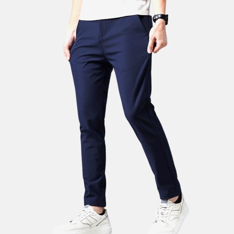 Porto Slim-Fit Stretch Chino Trousers | Europa