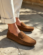 Riviera Suede Driver Loafers | Europa