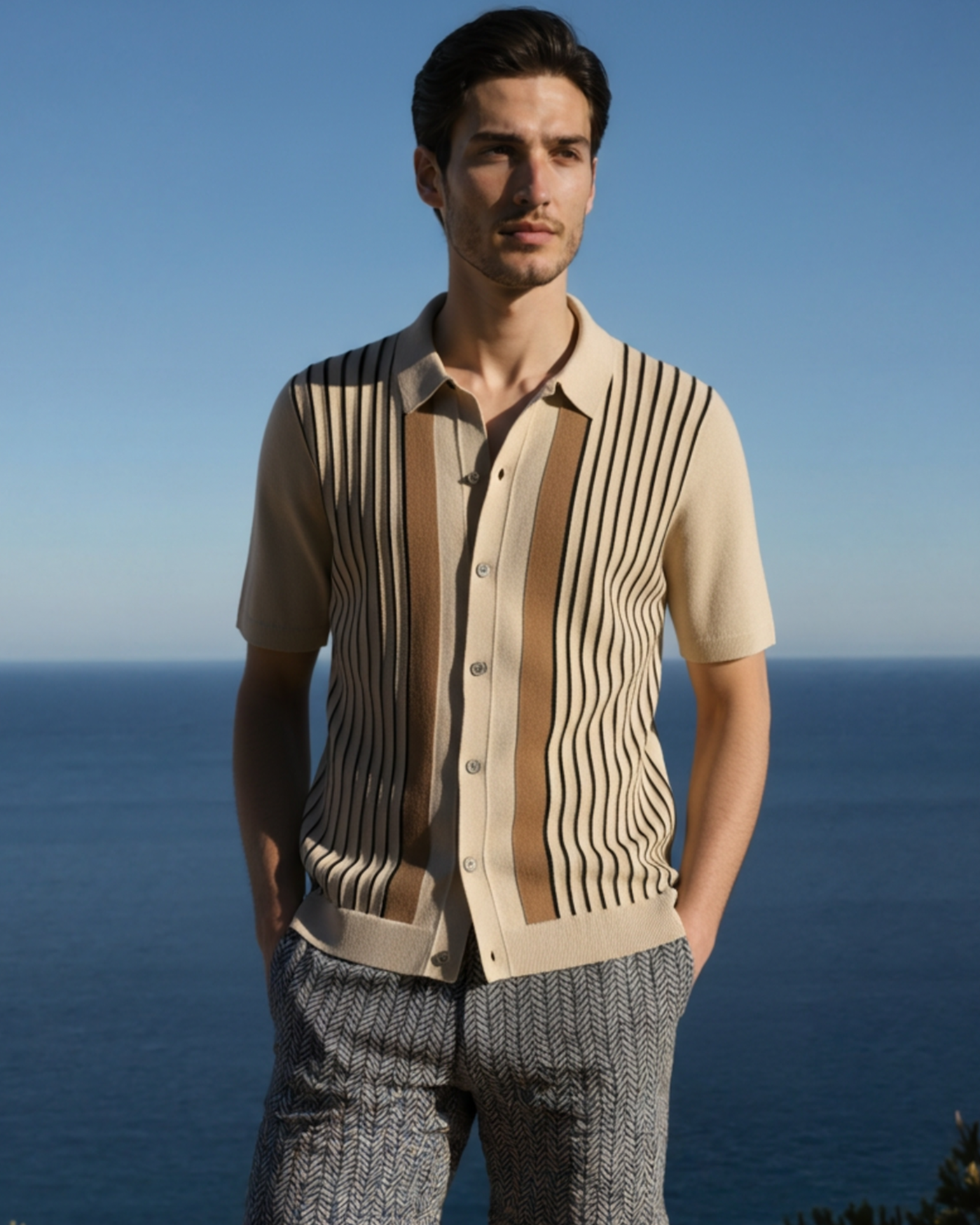 Monte Carlo Regimental Knit Polo | Europa