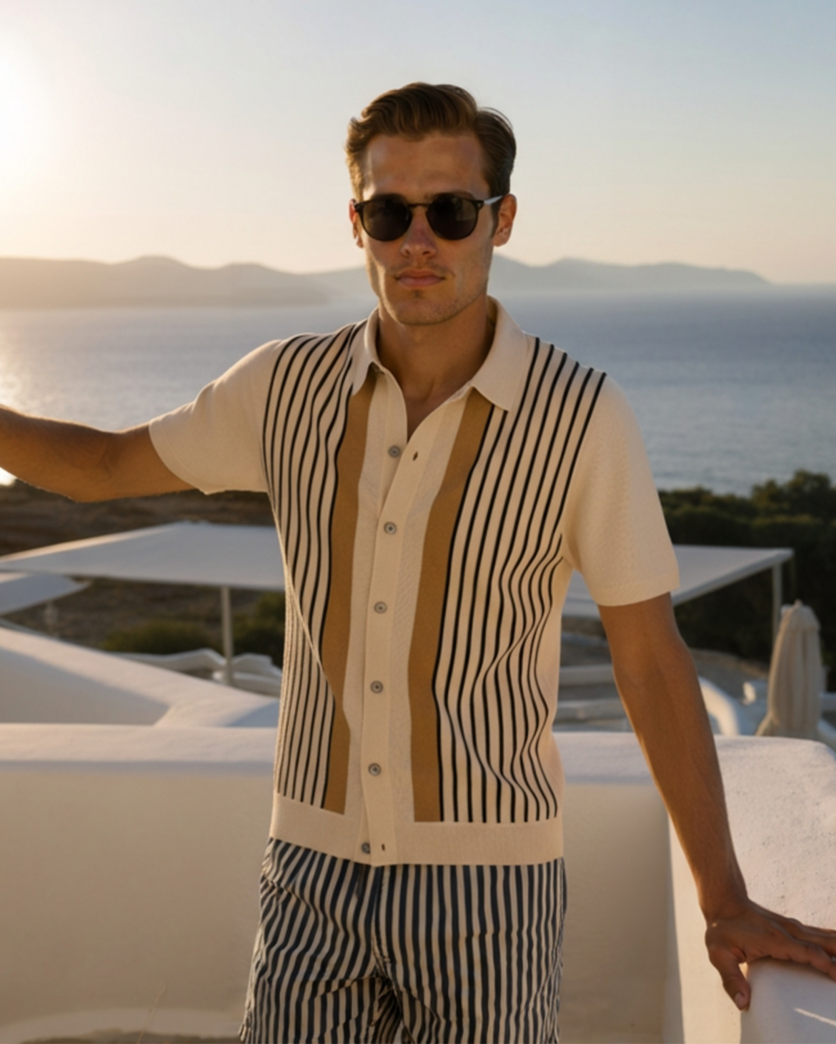Monte Carlo Regimental Knit Polo | Europa
