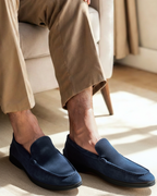 Heritage Suede Loafers with Black Sole | Europa